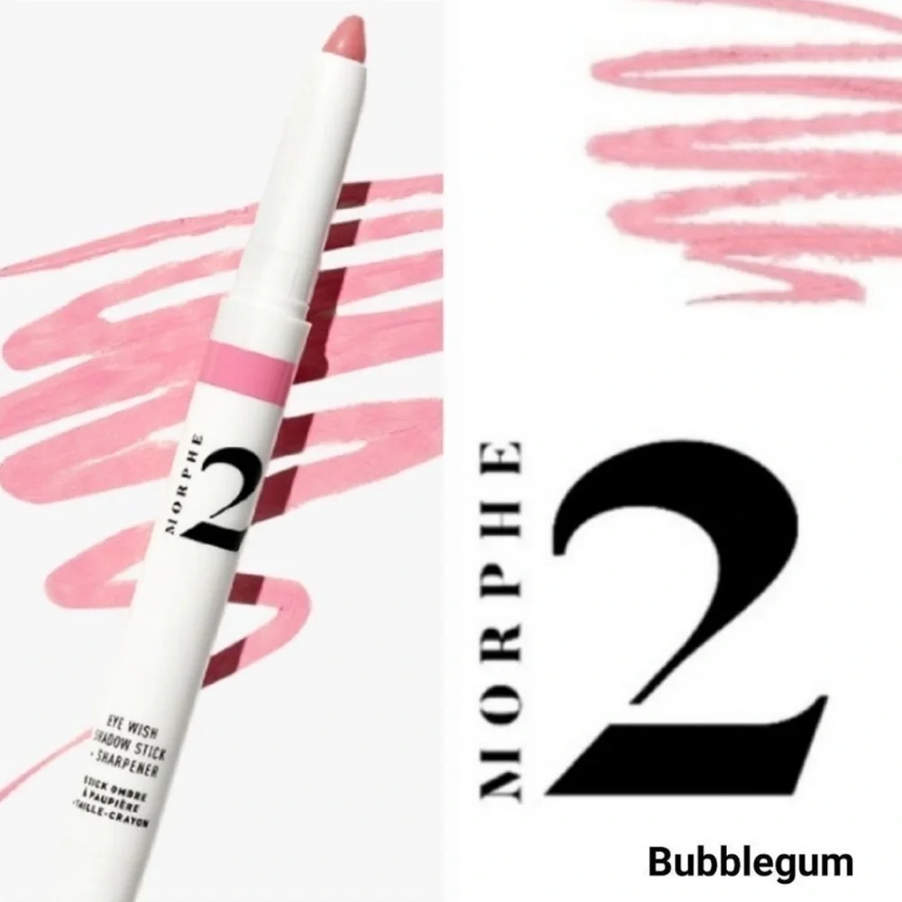 Morphe2 NEW Shadow Stick + Built-In Sharpener- Bubblegum
